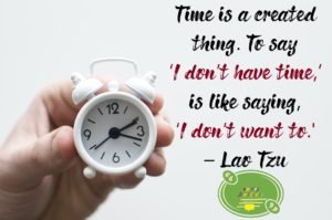 Lao Tzu quote on time