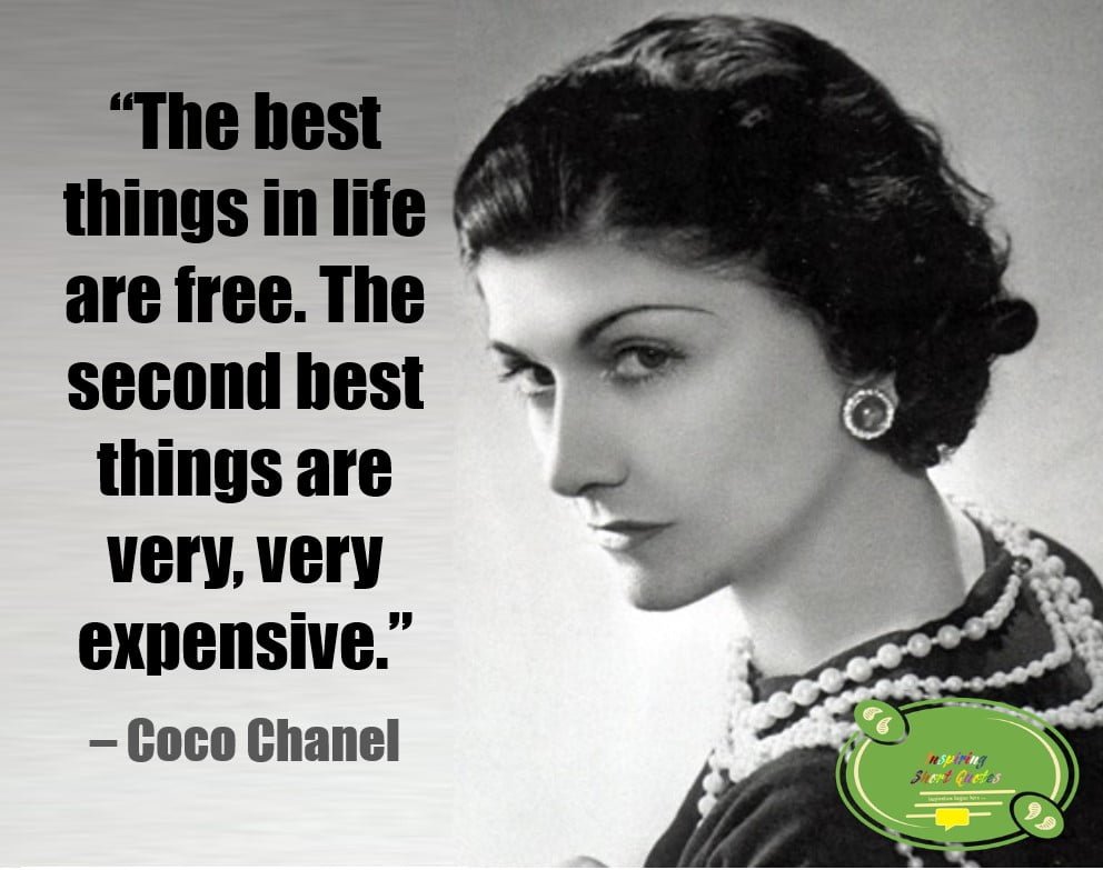 Coco Chanel Quotes - Inspiring Short Quotes